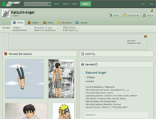 Tablet Screenshot of katsumi-angel.deviantart.com