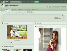 Tablet Screenshot of mark-photographer.deviantart.com