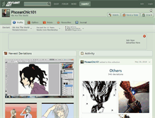 Tablet Screenshot of pisceanchic101.deviantart.com