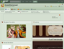Tablet Screenshot of ghostofthecarousel.deviantart.com