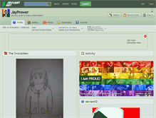 Tablet Screenshot of jayprower.deviantart.com