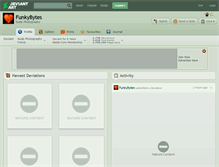 Tablet Screenshot of funkybytes.deviantart.com