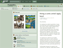 Tablet Screenshot of fcamaow.deviantart.com