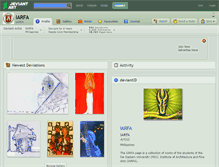 Tablet Screenshot of iarfa.deviantart.com