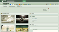 Desktop Screenshot of davidraphael.deviantart.com
