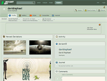 Tablet Screenshot of davidraphael.deviantart.com