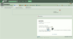 Desktop Screenshot of bluedog24.deviantart.com