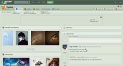 Desktop Screenshot of foxine.deviantart.com