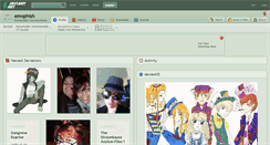 Desktop Screenshot of emophish.deviantart.com