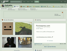 Tablet Screenshot of kuekuatsu.deviantart.com