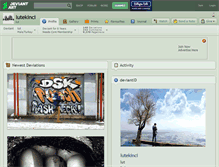 Tablet Screenshot of lutekinci.deviantart.com