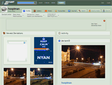 Tablet Screenshot of hoopiman.deviantart.com