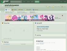 Tablet Screenshot of americafuckyeahplz.deviantart.com