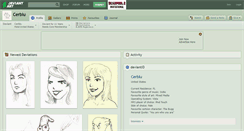Desktop Screenshot of cerblu.deviantart.com