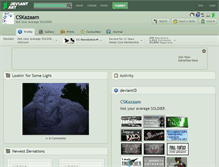 Tablet Screenshot of cskazaam.deviantart.com