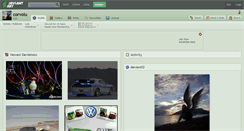 Desktop Screenshot of corvolu.deviantart.com