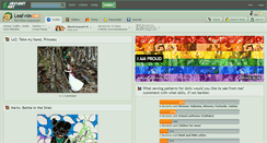 Desktop Screenshot of leaf-nin.deviantart.com