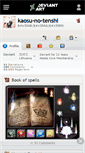 Mobile Screenshot of kaosu-no-tenshi.deviantart.com