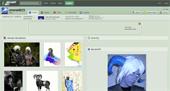 Desktop Screenshot of emerald825.deviantart.com