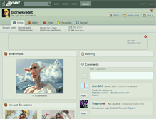 Tablet Screenshot of biornekvadet.deviantart.com