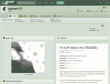 Tablet Screenshot of haytham777.deviantart.com