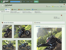 Tablet Screenshot of martynball.deviantart.com