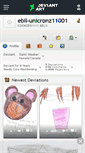 Mobile Screenshot of ebil-unicronz11001.deviantart.com