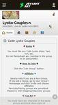 Mobile Screenshot of lyoko-couples.deviantart.com