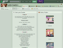 Tablet Screenshot of lyoko-couples.deviantart.com