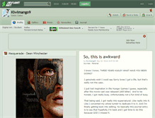 Tablet Screenshot of kiwimango9.deviantart.com