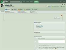 Tablet Screenshot of katastrofik.deviantart.com