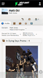 Mobile Screenshot of matt-ski.deviantart.com