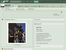 Tablet Screenshot of matt-ski.deviantart.com