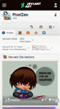 Mobile Screenshot of pixelzeo.deviantart.com