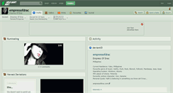 Desktop Screenshot of empressofdrac.deviantart.com
