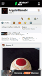 Mobile Screenshot of angelsrflamabl.deviantart.com