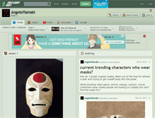 Tablet Screenshot of angelsrflamabl.deviantart.com