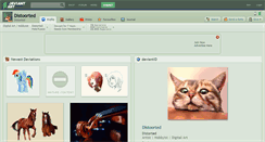 Desktop Screenshot of distoorted.deviantart.com