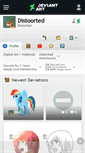 Mobile Screenshot of distoorted.deviantart.com