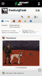 Mobile Screenshot of freeburgfreak.deviantart.com