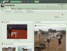 Tablet Screenshot of freeburgfreak.deviantart.com