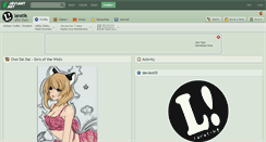 Desktop Screenshot of laratik.deviantart.com