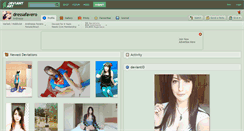 Desktop Screenshot of dressafavero.deviantart.com