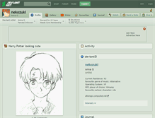 Tablet Screenshot of nekozuki.deviantart.com