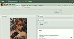 Desktop Screenshot of let-your-hair-down.deviantart.com
