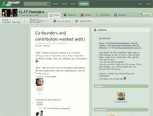 Tablet Screenshot of cl-ff-fanclub.deviantart.com