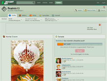 Tablet Screenshot of finalmix13.deviantart.com