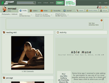 Tablet Screenshot of mrrossi.deviantart.com