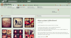 Desktop Screenshot of coffee-brown.deviantart.com