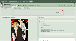 Desktop Screenshot of gravitation.deviantart.com